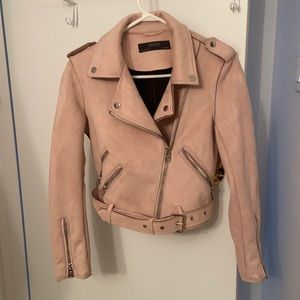 Zara Moto Suede Jacket